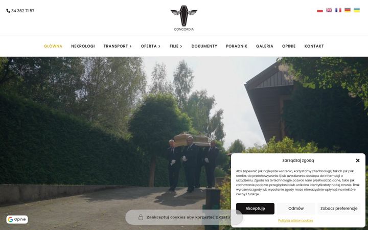 Screenshot of concordia.biz.pl