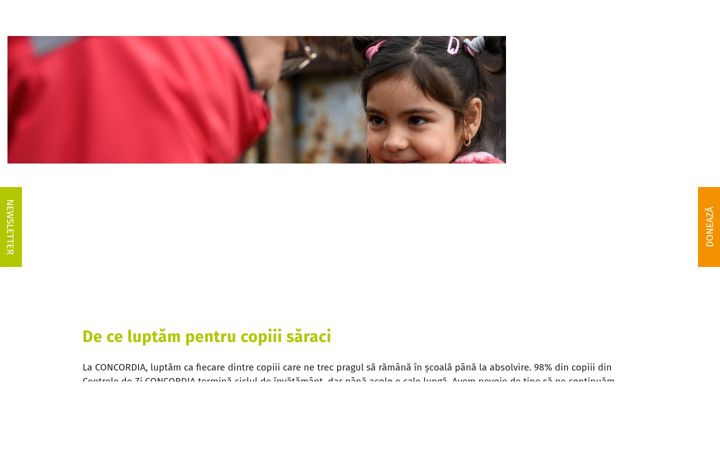 Screenshot of concordia.org.ro