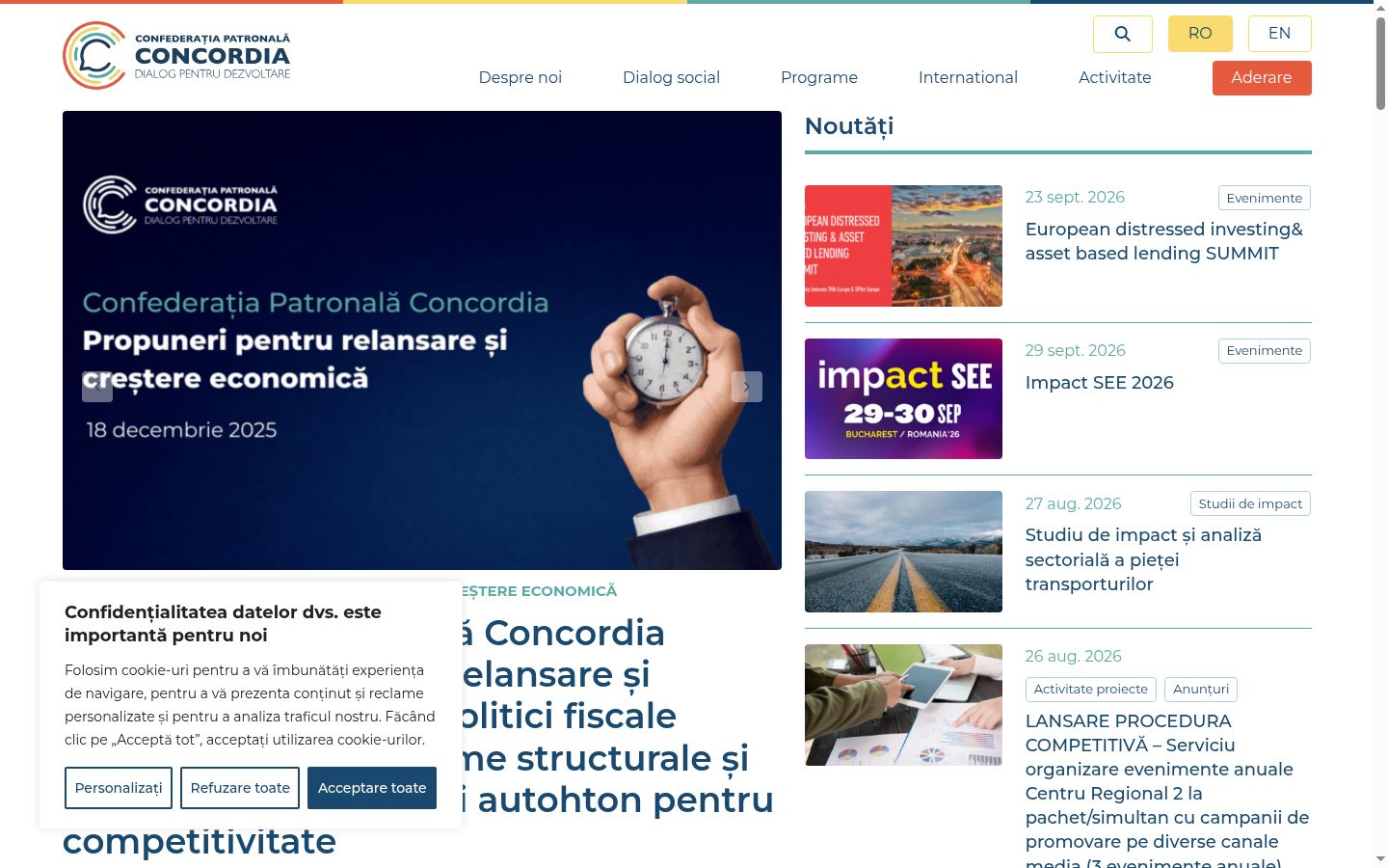 Screenshot tal-banner tal-kunsens muri qabel kwalunkwe interazzjoni