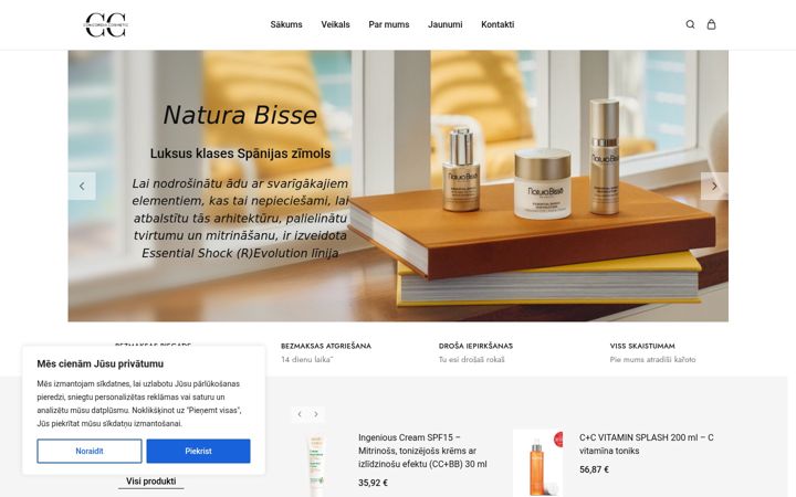 Screenshot of concordiacosmetic.lv
