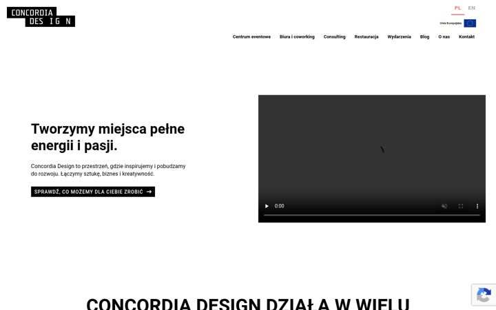 Snímek obrazovky concordiadesign.pl