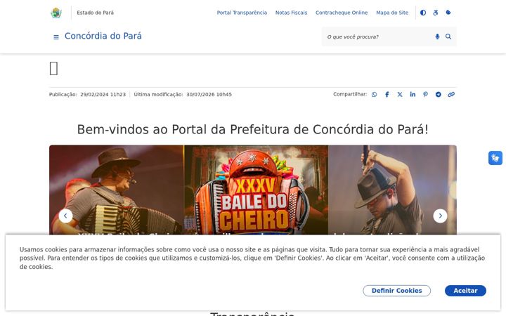 Screenshot of concordiadopara.pa.gov.br