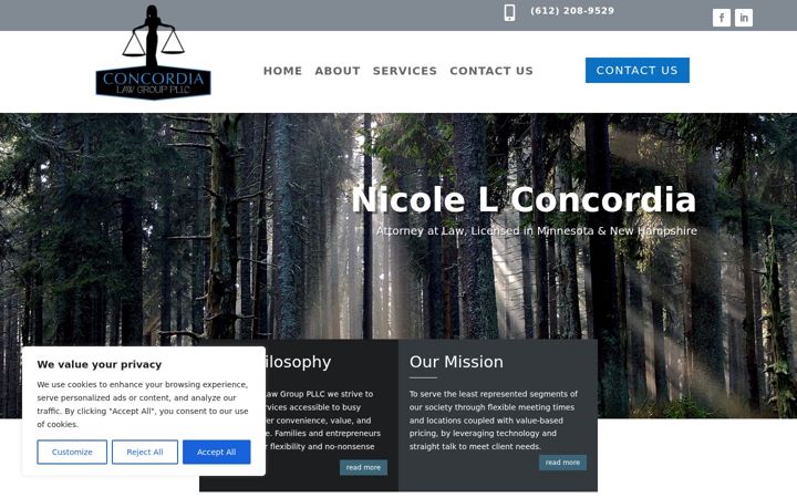 Screenshot of concordialawgroup.com