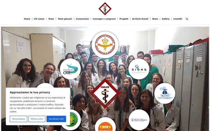 Screenshot of concordiaonlus.org