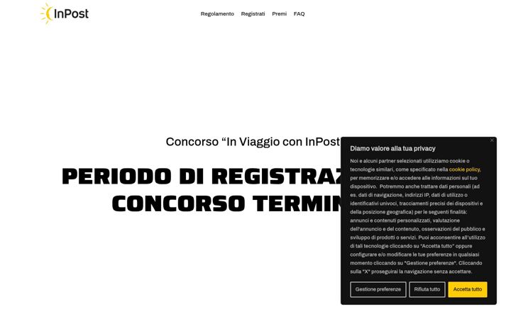 Ekrānuzņēmums no concorso-inpost.it