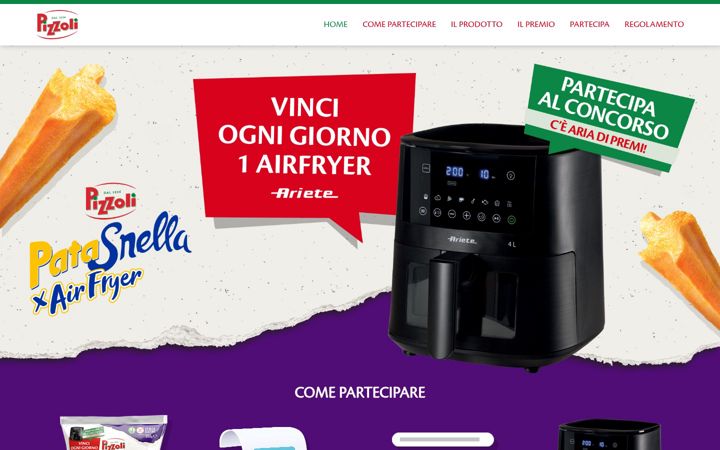 Snímek obrazovky concorsoceariadipremi.it