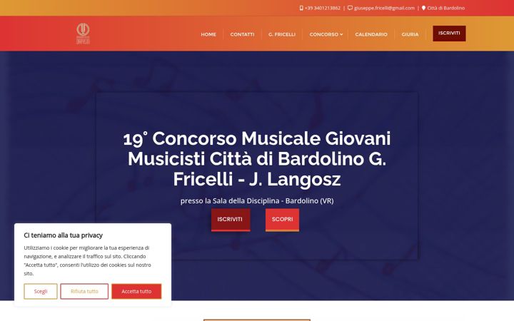 Skjámynd af concorsomusicalebardolino.it