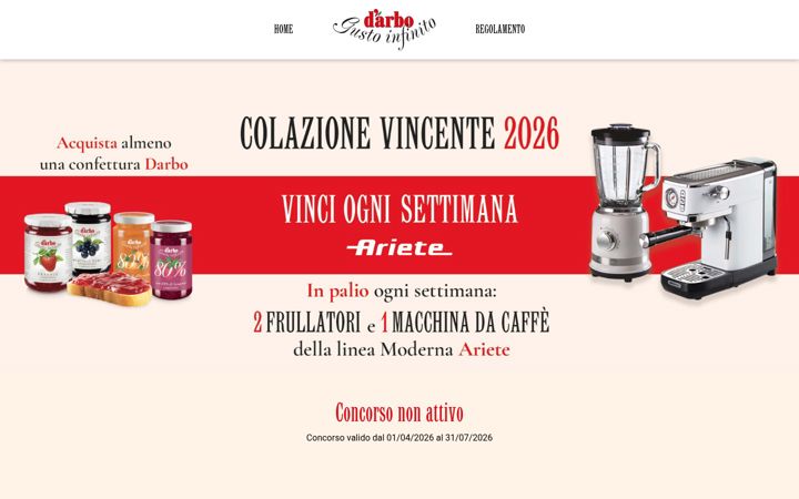 Screenshot of concorsovincicondarbo.it