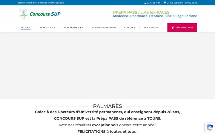 Képernyőkép: concours-sup.fr