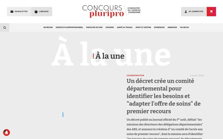 Screenshot of concourspluripro.fr
