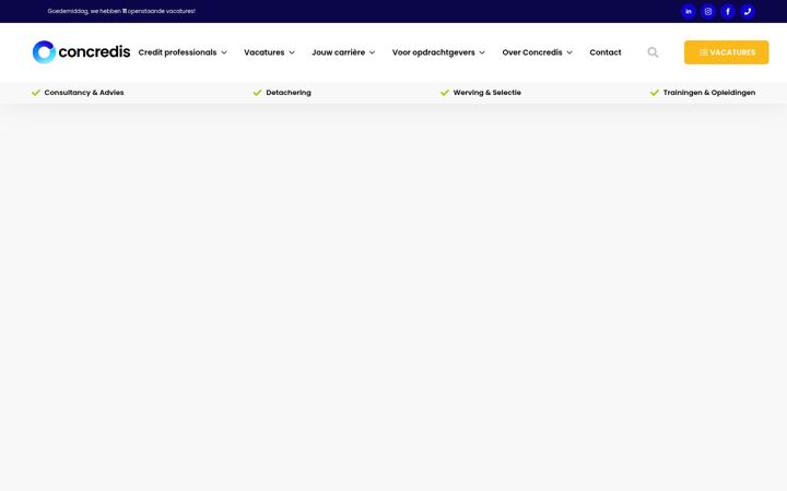 Screenshot of concredis.nl