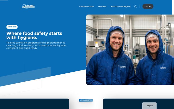 Screenshot of concreet.eu