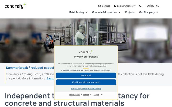 Screenshot of concrefy.nl