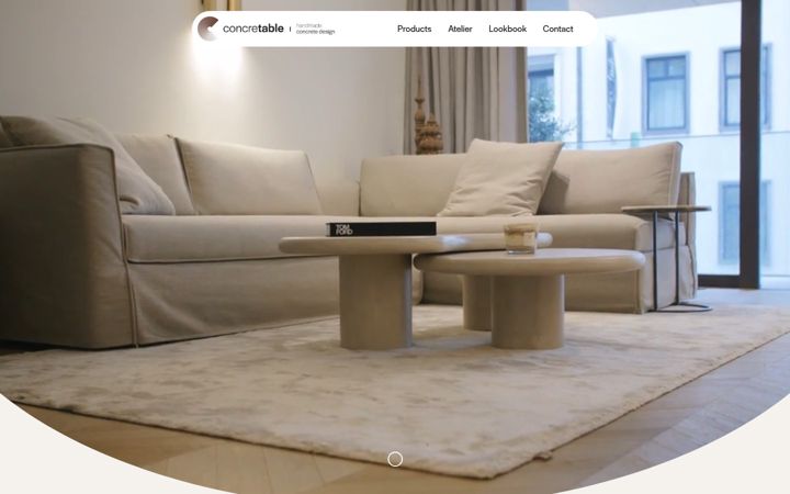 Screenshot of concretable.nl