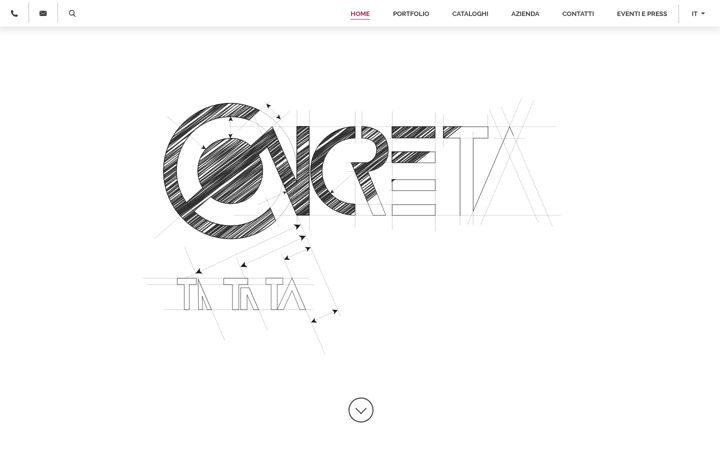 Screenshot stránky concretasrl.com