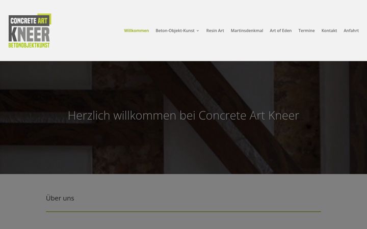 Screenshot of concrete-art-kneer.de