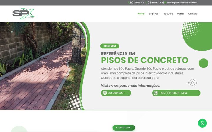 Screenshot of concretoepiso.com.br