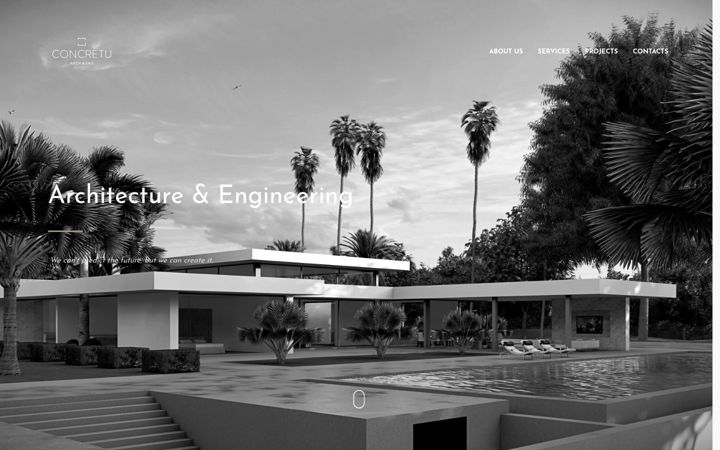 Screenshot of concretu.com