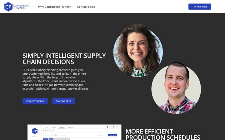 Screenshot of concurrentplanner.com