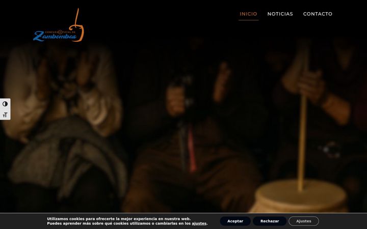 Screenshot of concursodezambombas.com