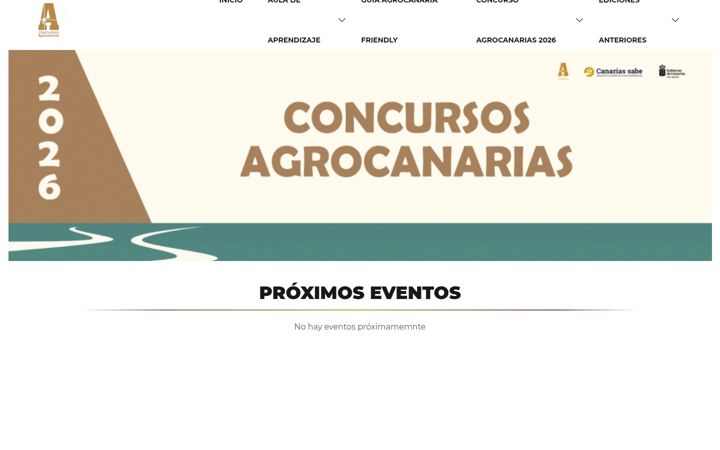Screenshot of concursosagrocanarias.com