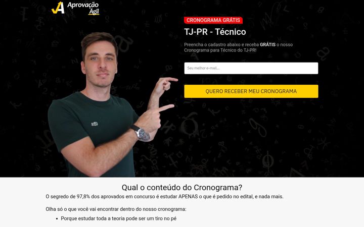 Screenshot of concursospoliciamilitar.com.br