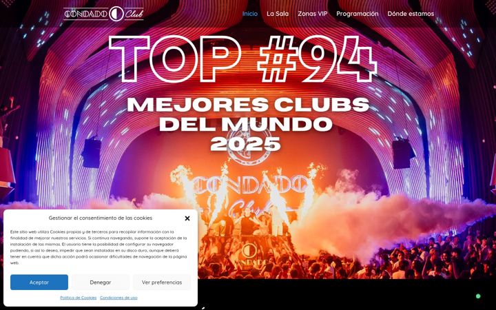 Screenshot of condadoclub.es