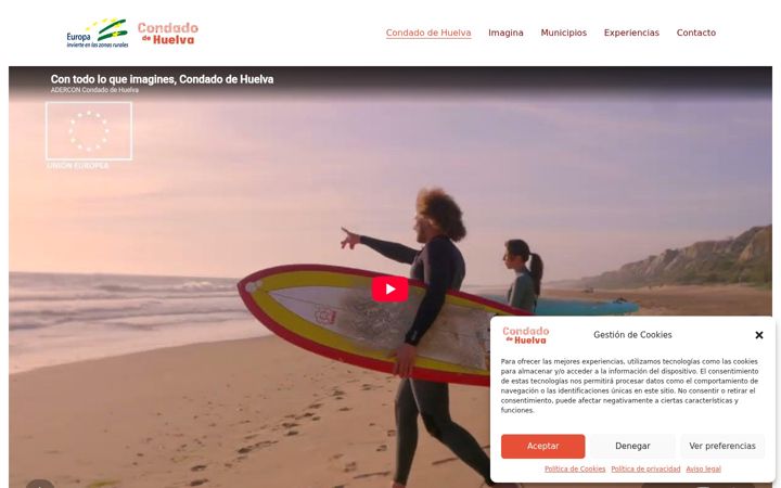 Screenshot of condadohuelva.es