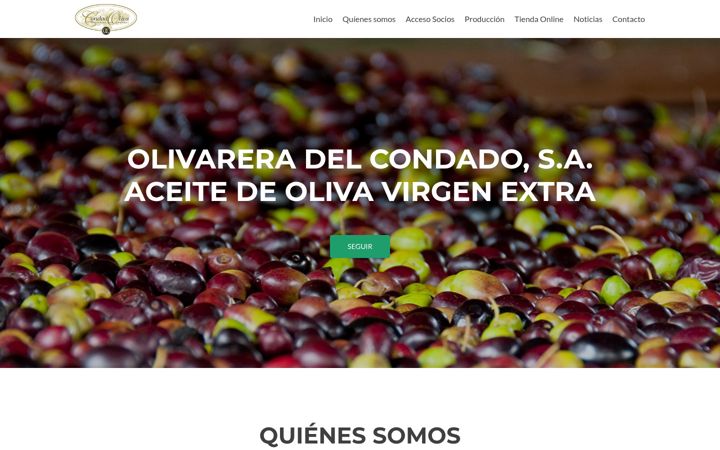Screenshot of condadoliva.es