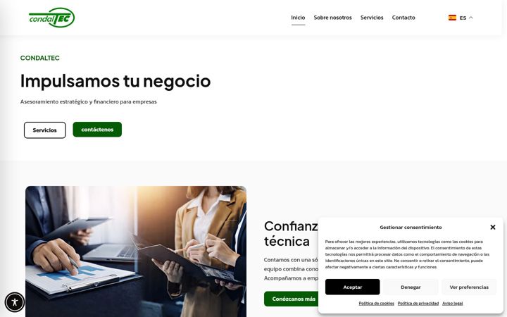 Screenshot of condaltec.net