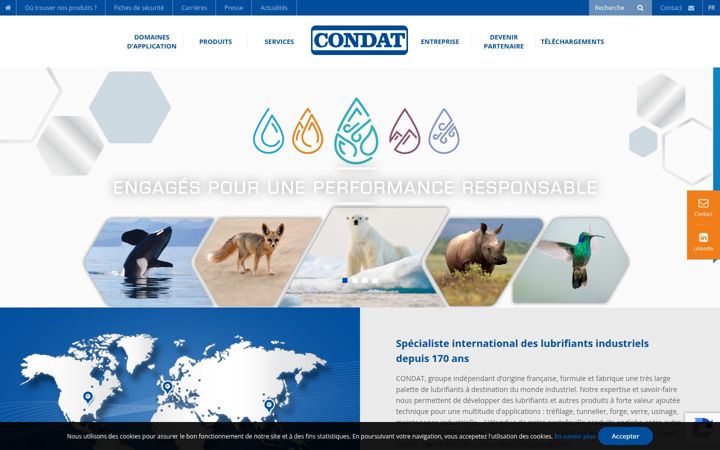 Screenshot of condat.fr