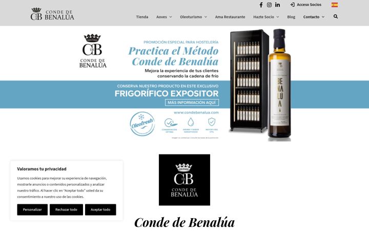 Screenshot of condebenalua.com