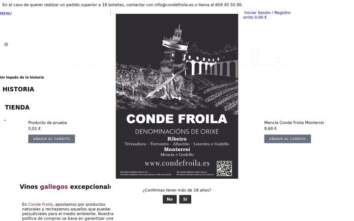 Screenshot of condefroila.es