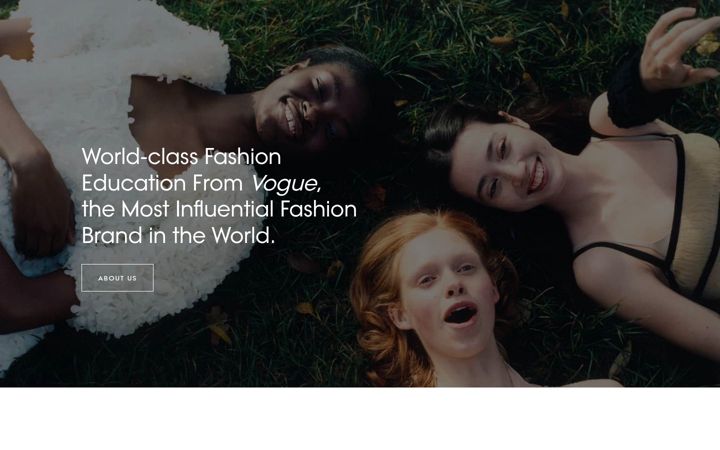 Screenshot of condenastcollege.ac.uk