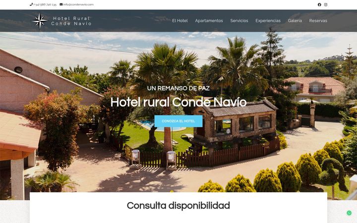 Screenshot of condenavio.com