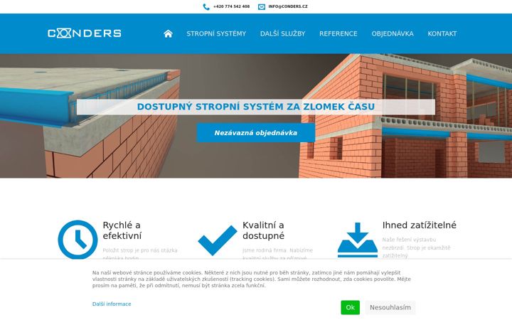 Screenshot van conders.cz