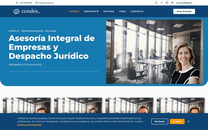 Screenshot of condes.es