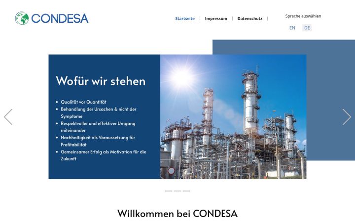 Screenshot of condesa.de