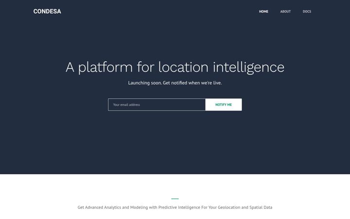 Screenshot of condesa.io