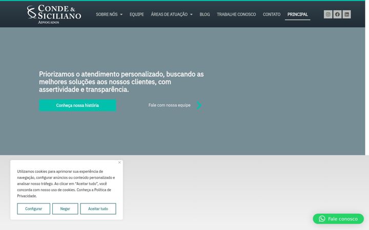 Képernyőkép: condesiciliano.com.br