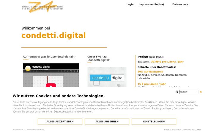 Screenshot of condetti-digital.de