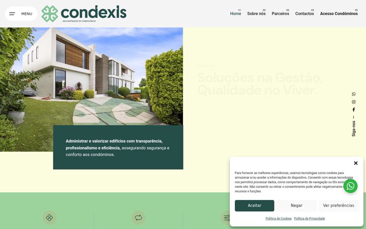 Screenshot of condexis.pt