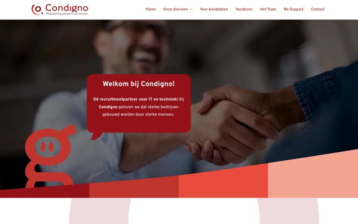 Screenshot of condigno.nl