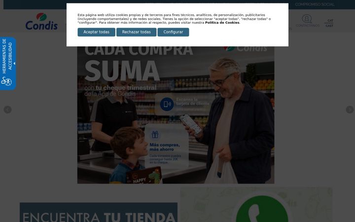 Ekrānuzņēmums no condis.es