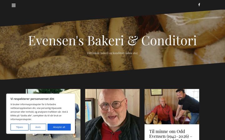 Screenshot of conditoriet.no