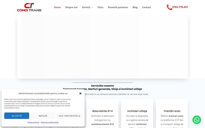 Screenshot of conditrans.ro