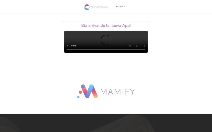Screenshot of condividiamo.club