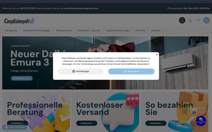 Screenshot of condizionati.de