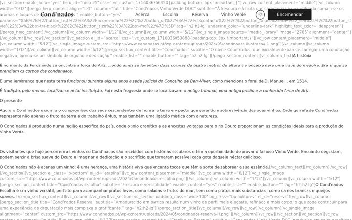 Screenshot of condnados.pt