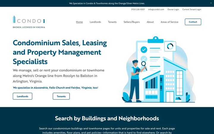 Screenshot of condo1.com